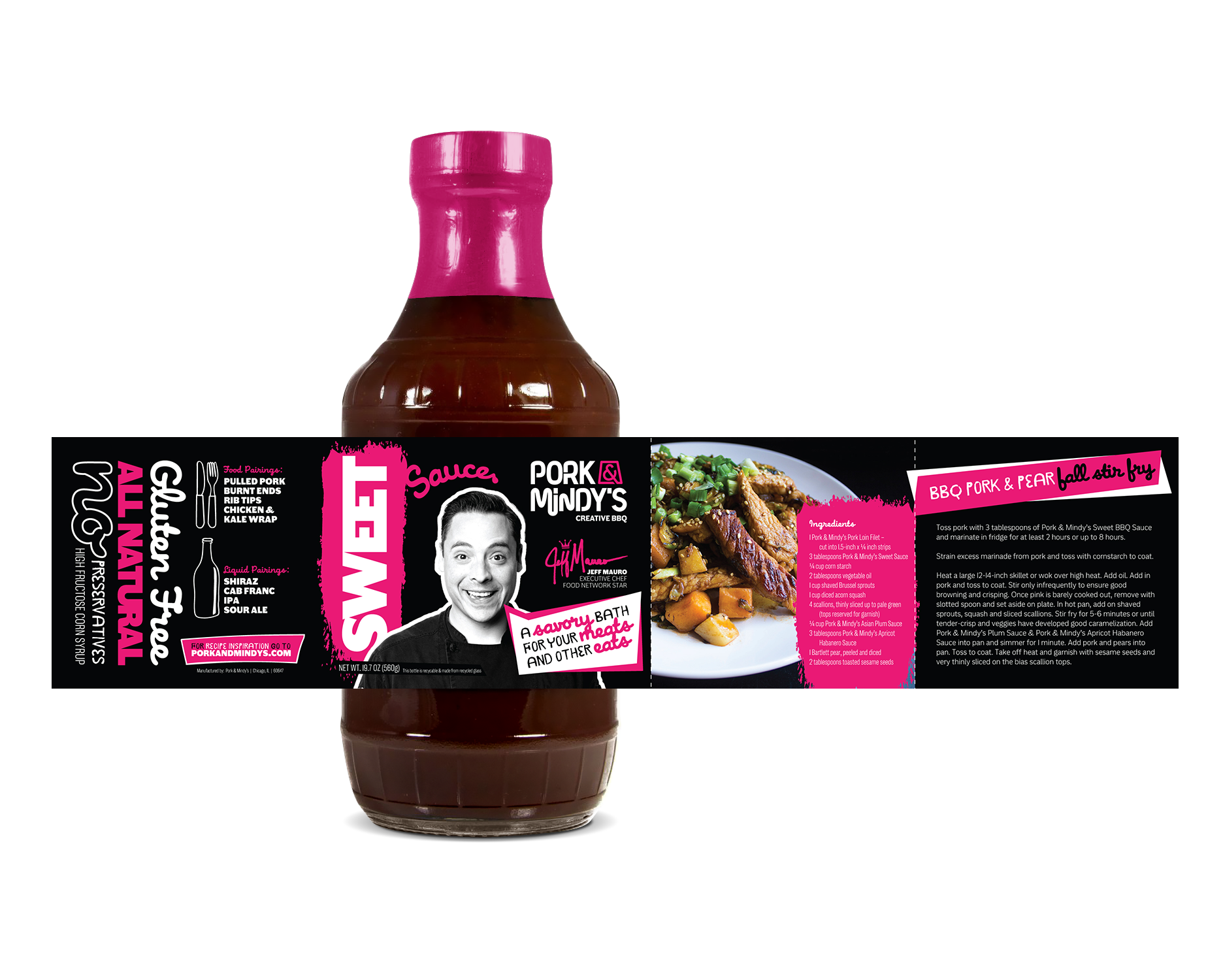 Barbecue sauce labels, image 2 of 3